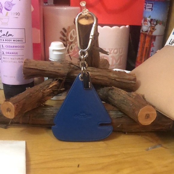 Coach SAILBOAT BOAT keychain Key Fob Bag Charm - Picture 3 of 8
